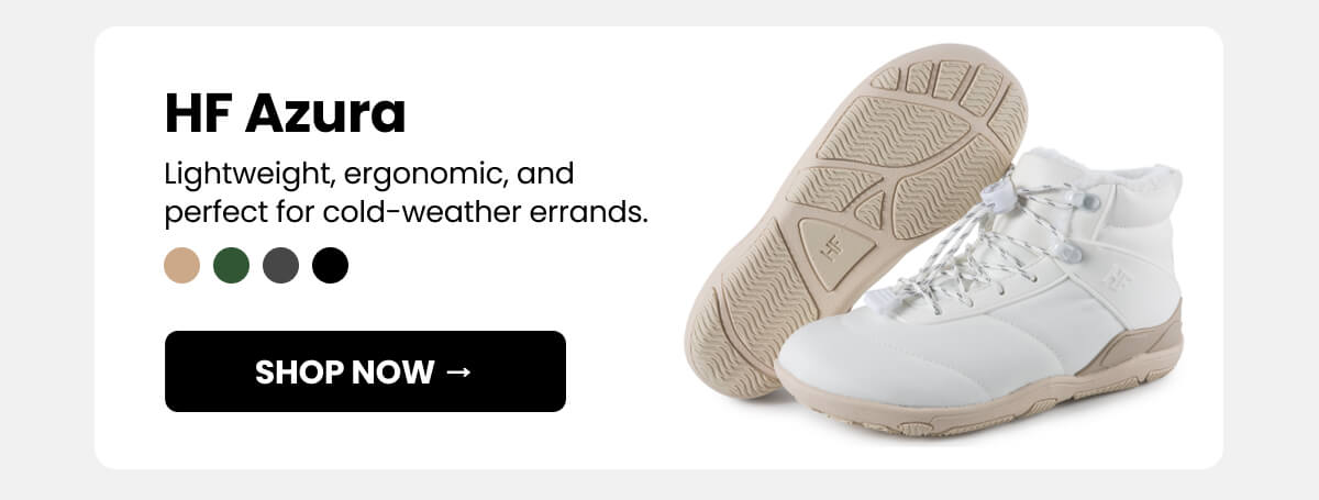 HF Azura Lightweight, ergonomic, and perfect for cold-weather errands.