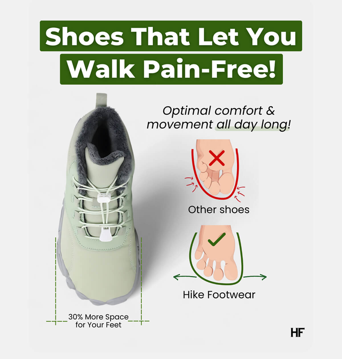Shoes That Let You Walk Pain-Free!