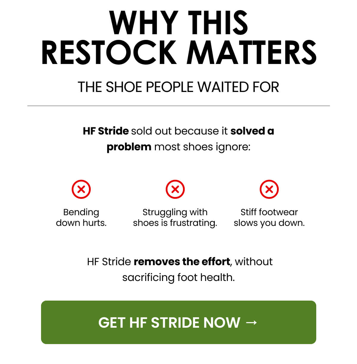 WHY THIS RESTOCK MATTERS