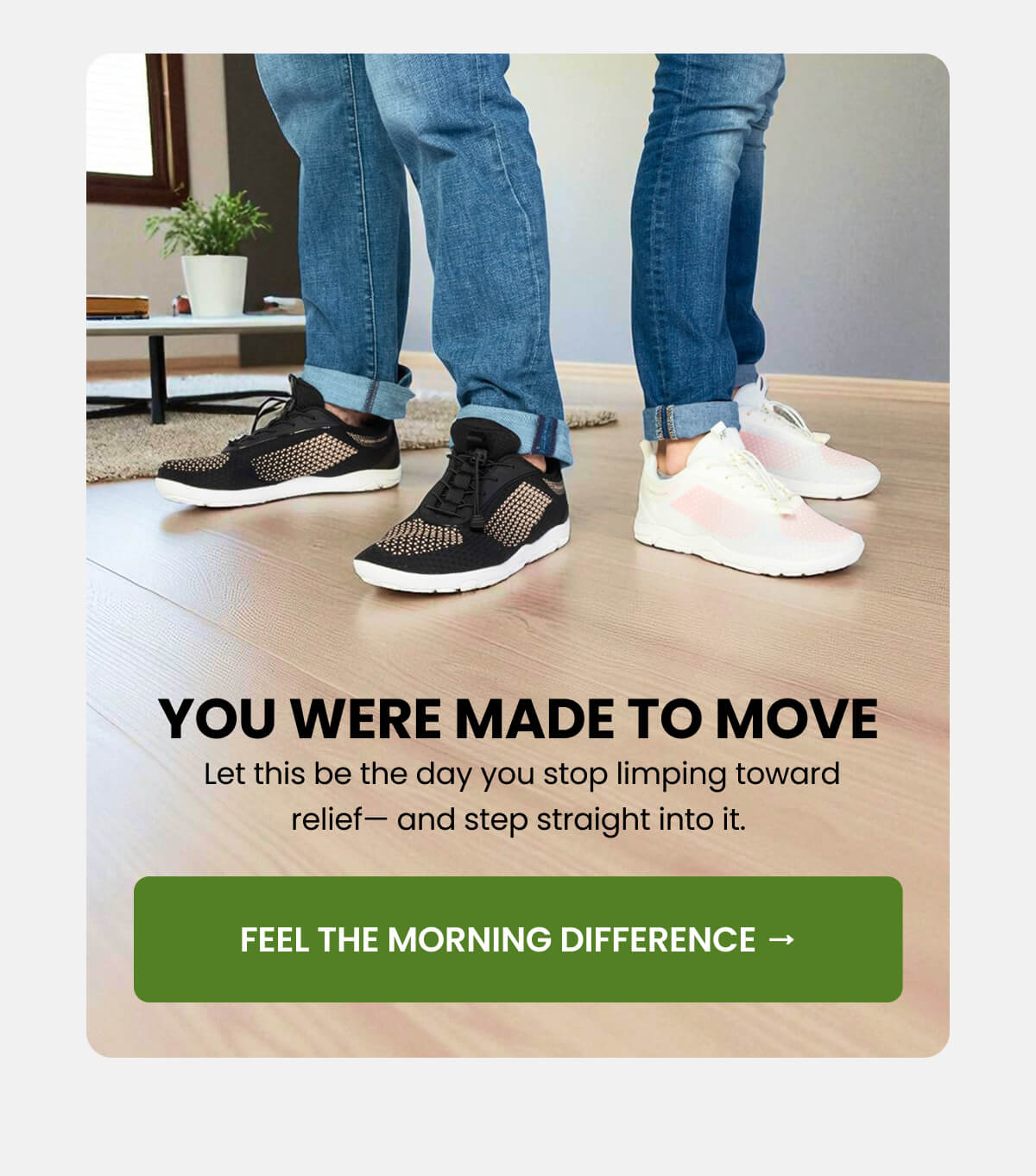 You were made to move  Let this be the day you stop limping toward relief— and step straight into it.