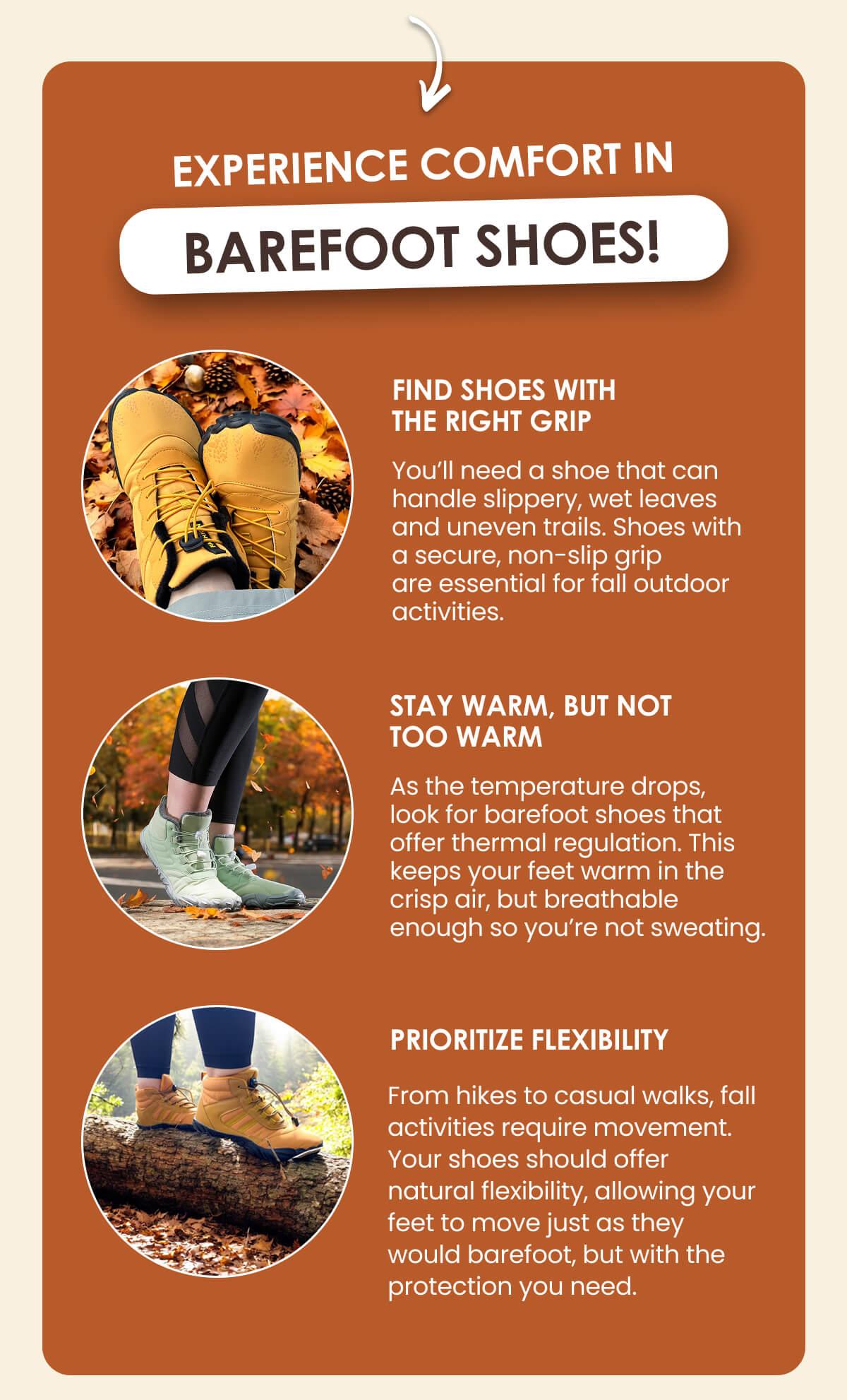 FIND SHOES WITH THE RIGHT GRIP