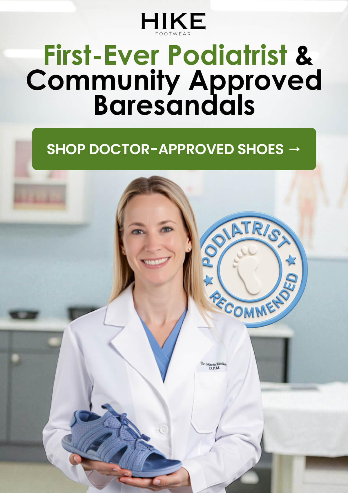  First-Ever Podiatrist & Community Approved Baresandals