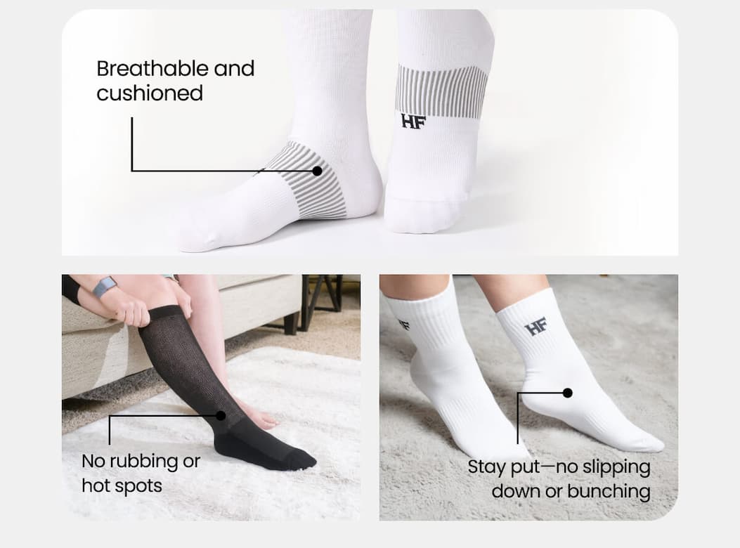 Breathable and cushioned
