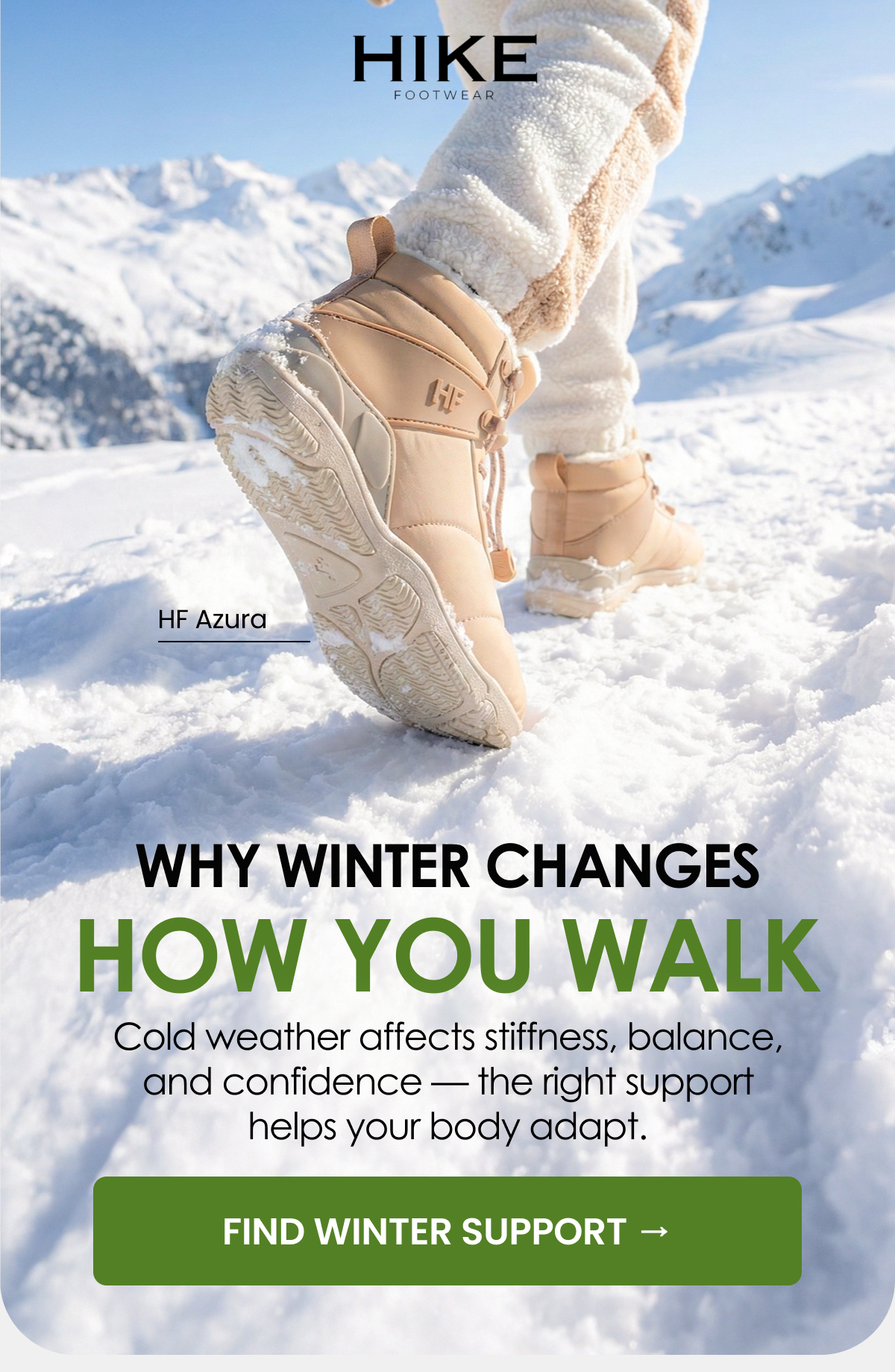 Why Winter Changes How You Walk