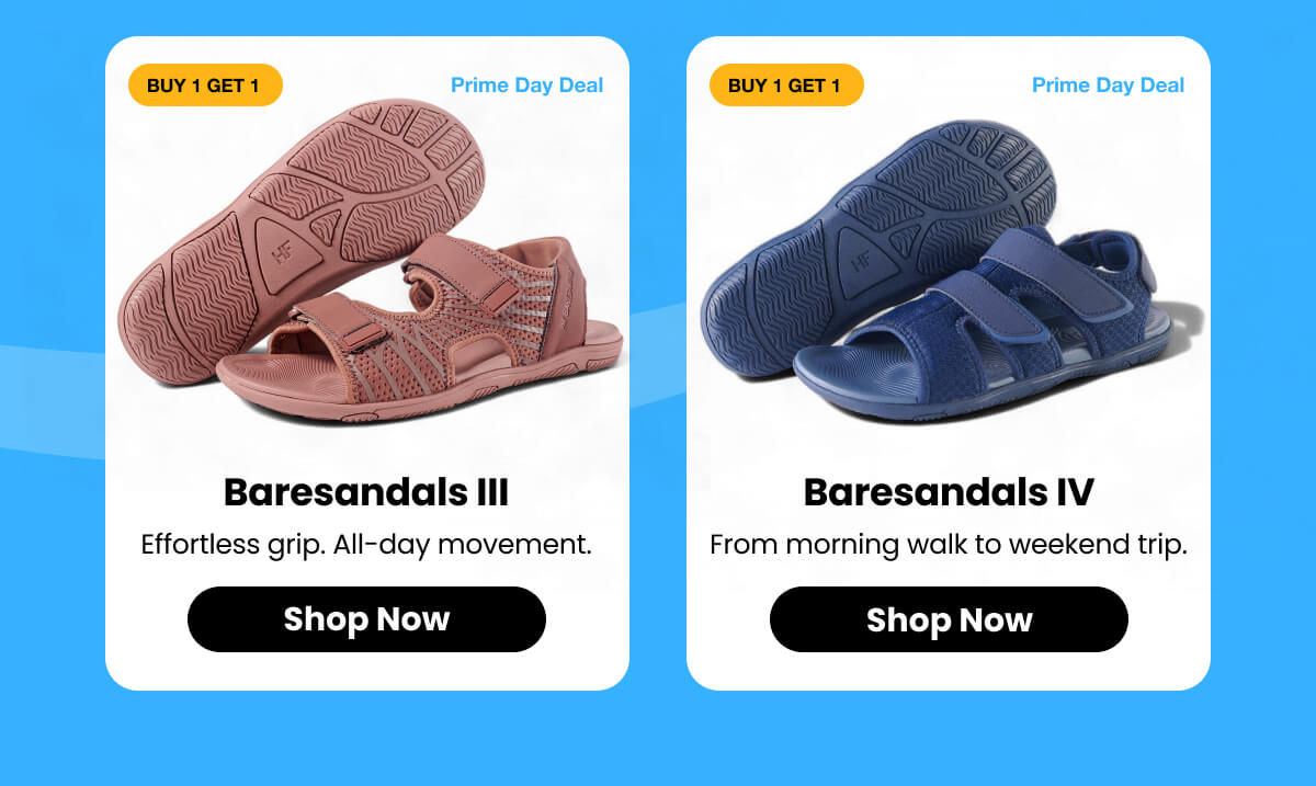 Baresandals III and IV
