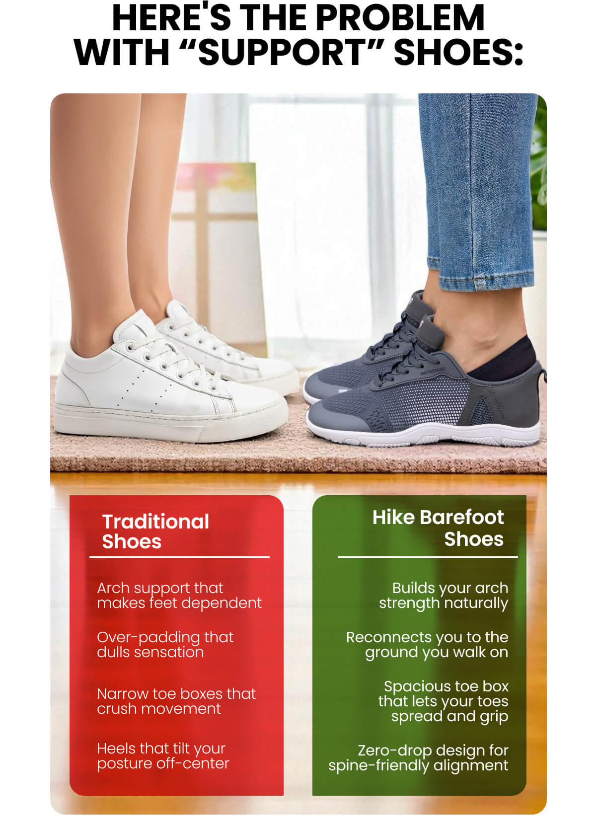 Here's the problem with “support” shoes: