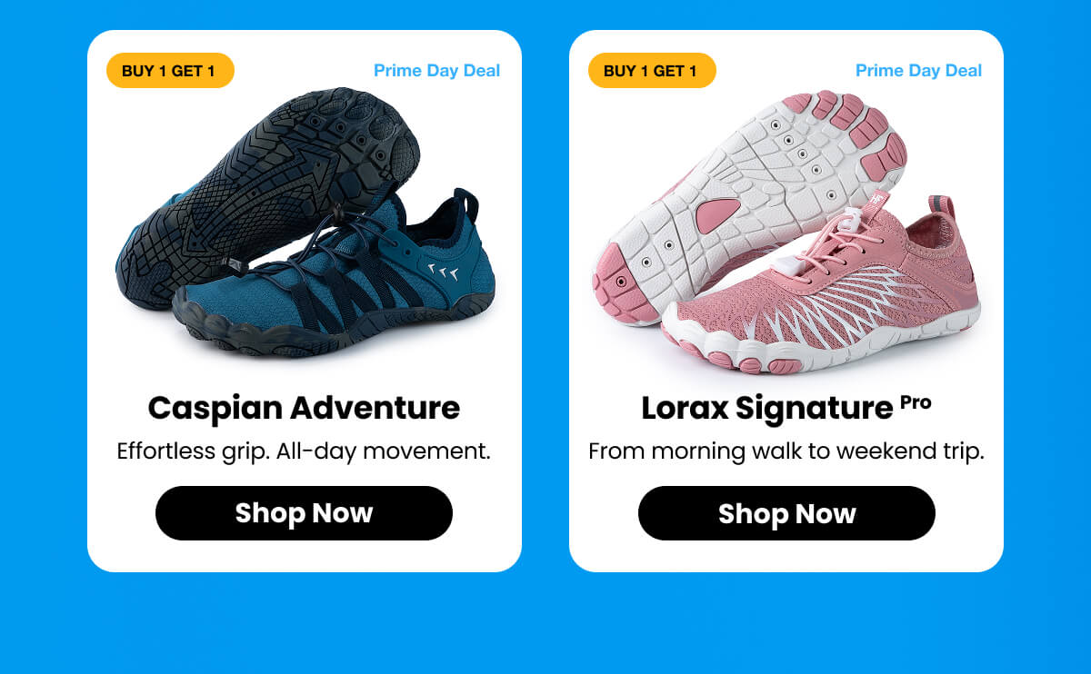 Caspian Adventure Effortless grip. All-day movement. Lorax Signature Pro From morning walk to weekend trip.