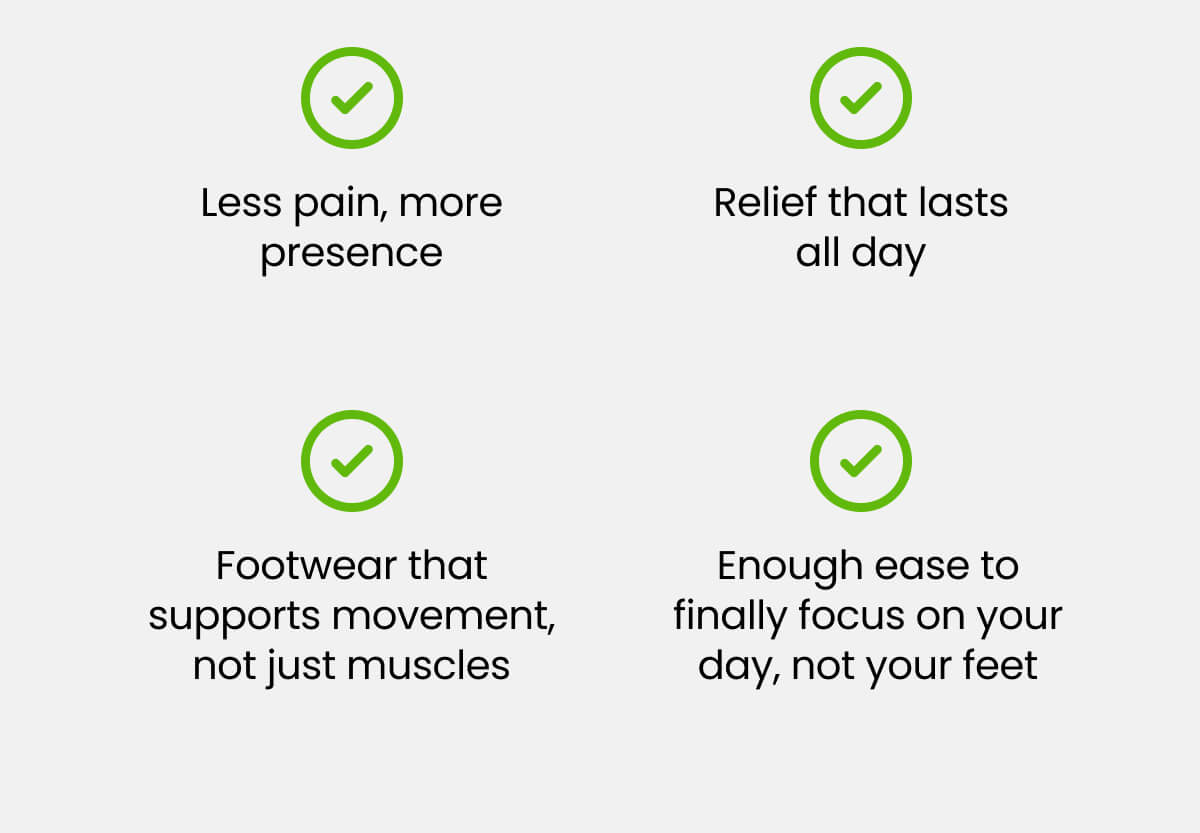 Less pain, more presence