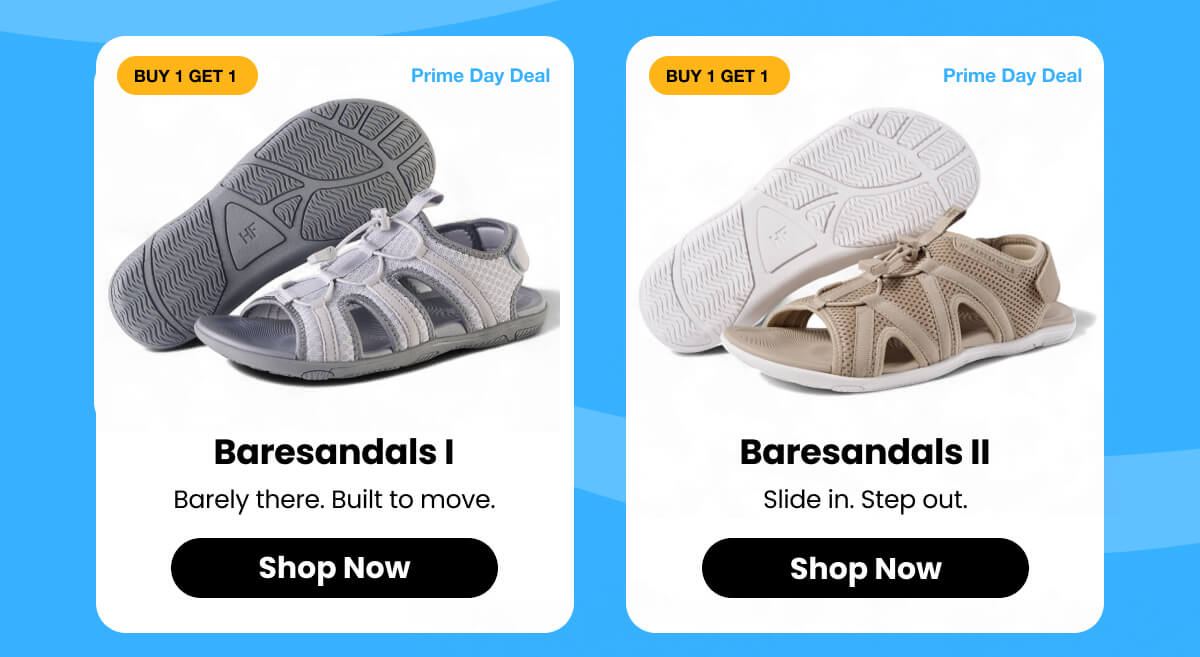 Baresandals I and II