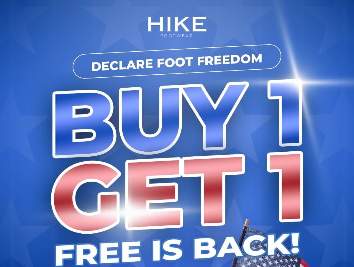 Declare Foot Freedom — Buy 1, Get 1 Free is back