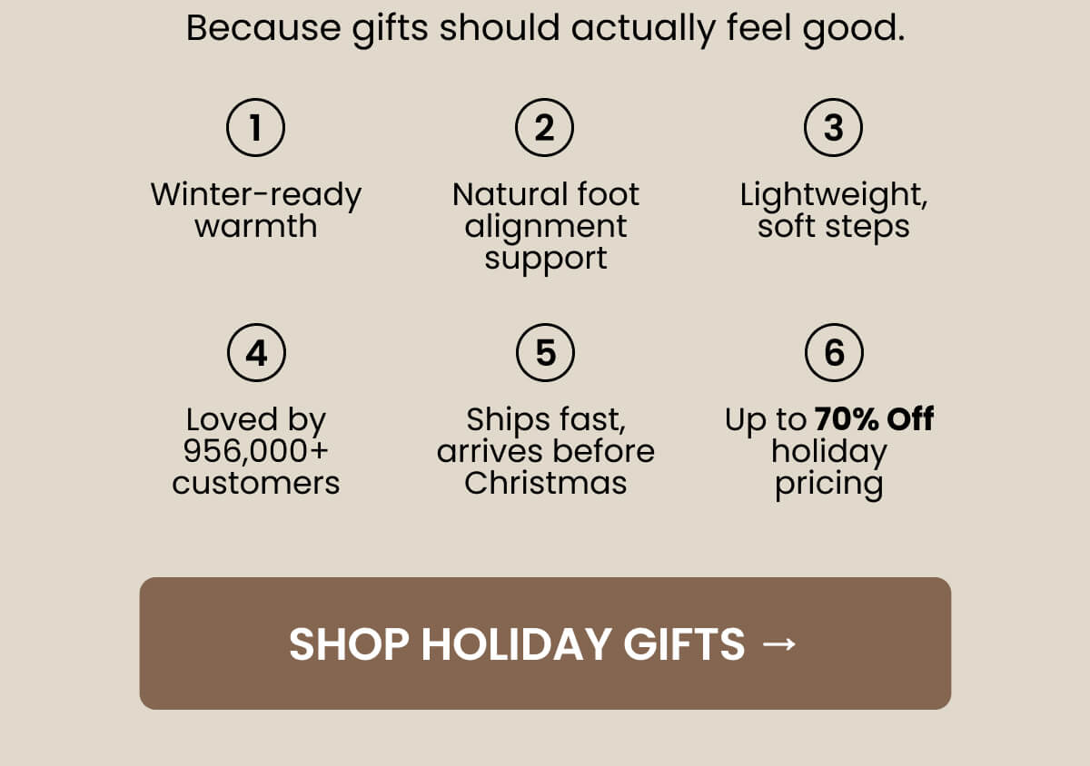 Because gifts should actually feel good.