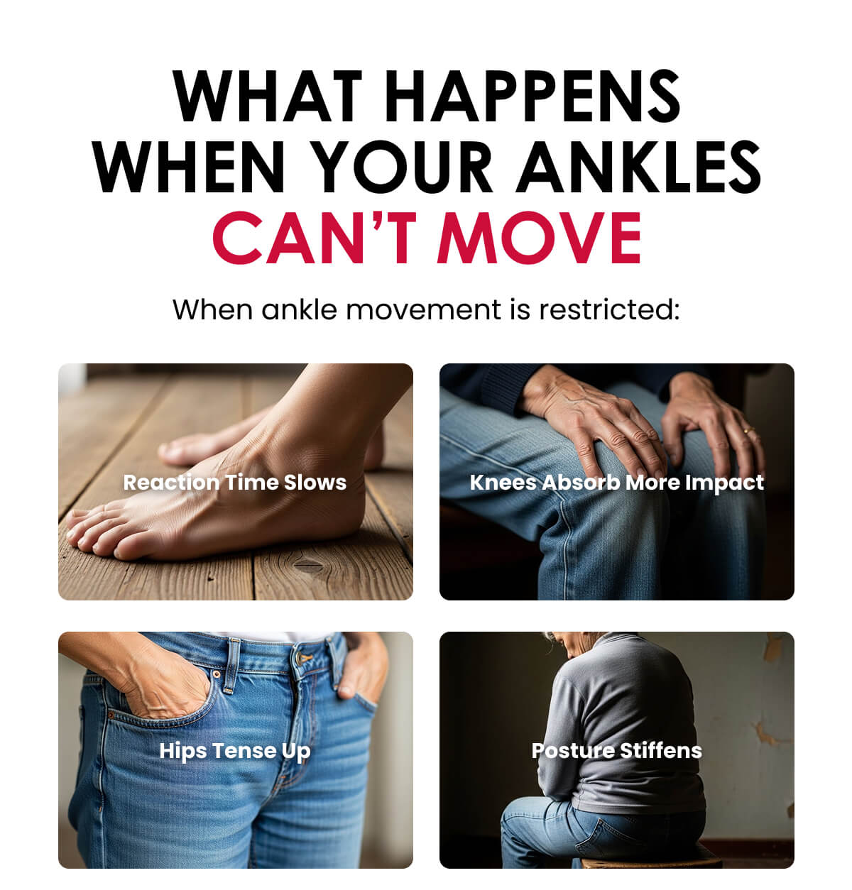 WHAT HAPPENS WHEN YOUR ANKLES CAN’T MOVE