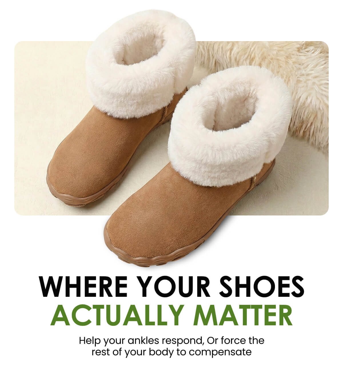 WHERE YOUR SHOES ACTUALLY MATTER