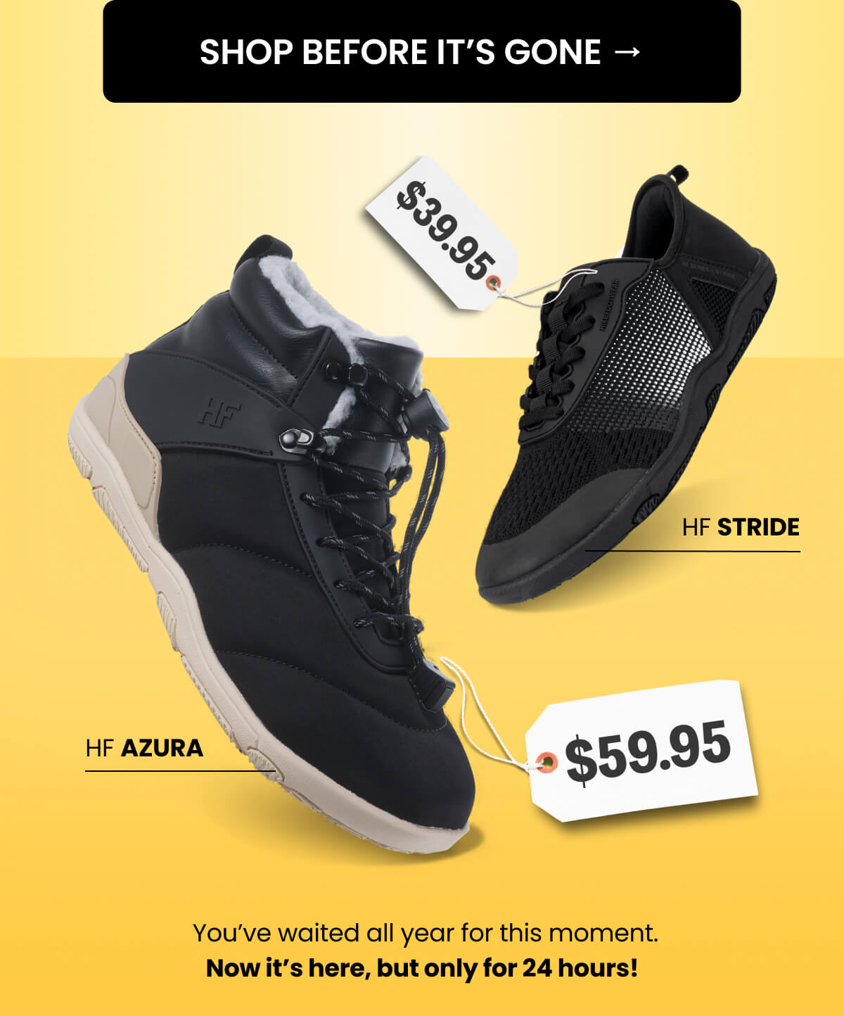 SHOP BEFORE IT’S GONE →