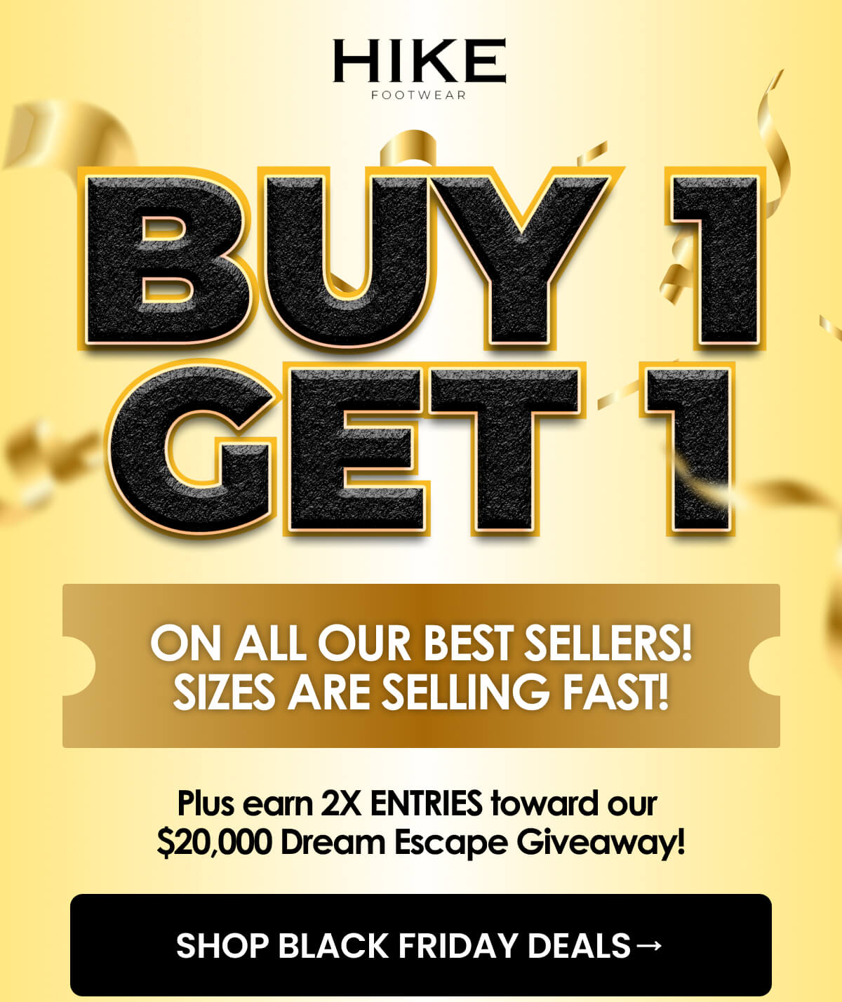 BUY 1 GET 1 FREE + 2X Giveaway Entries Toward $20,000 Holiday of a Lifetime!