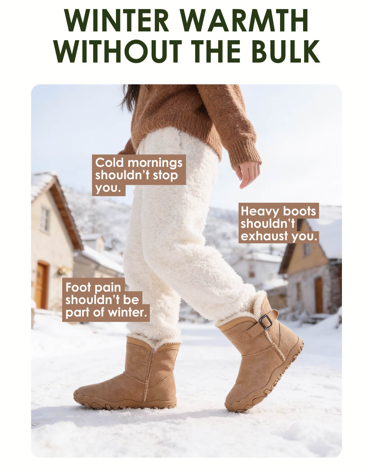 WINTER WARMTH WITHOUT THE BULK