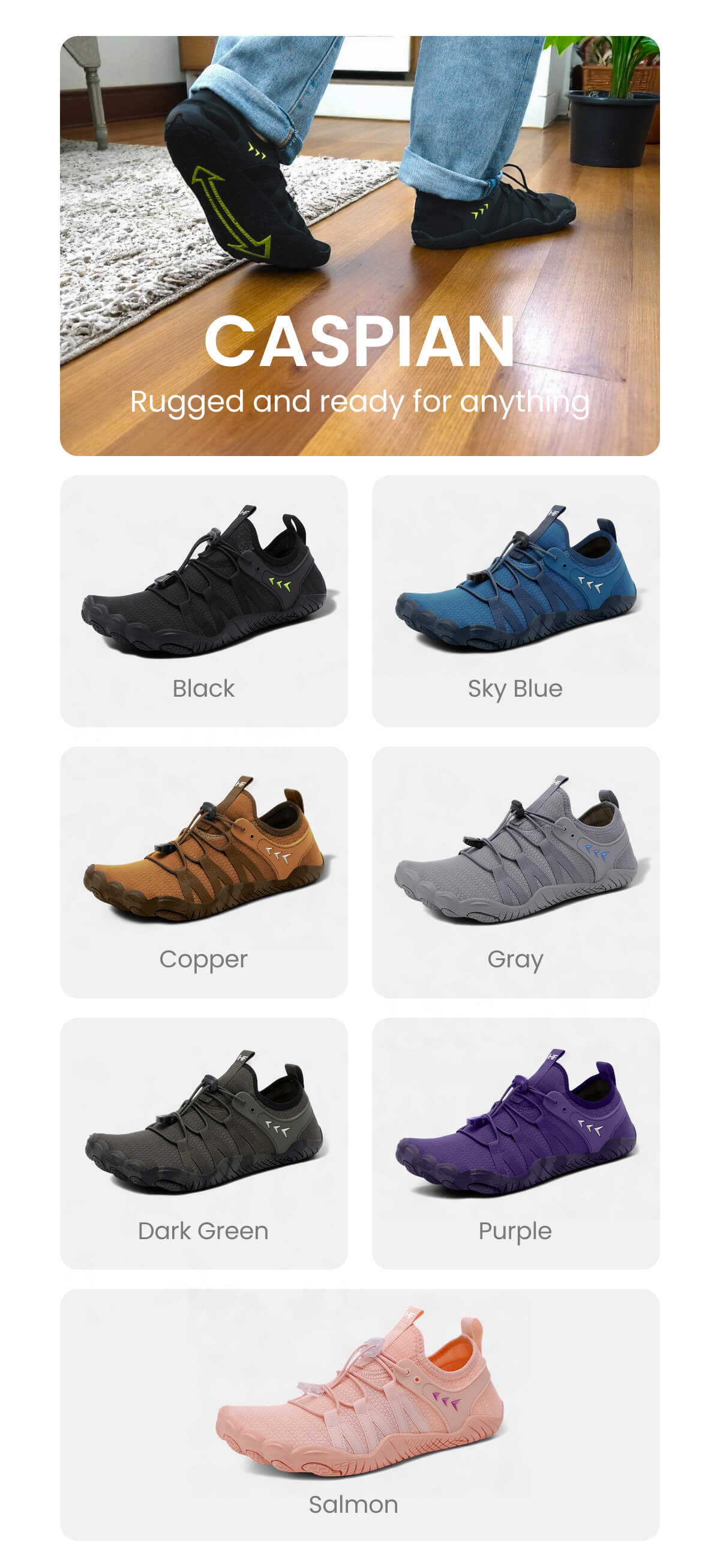 CASPIAN ADVENTURE in different colors
