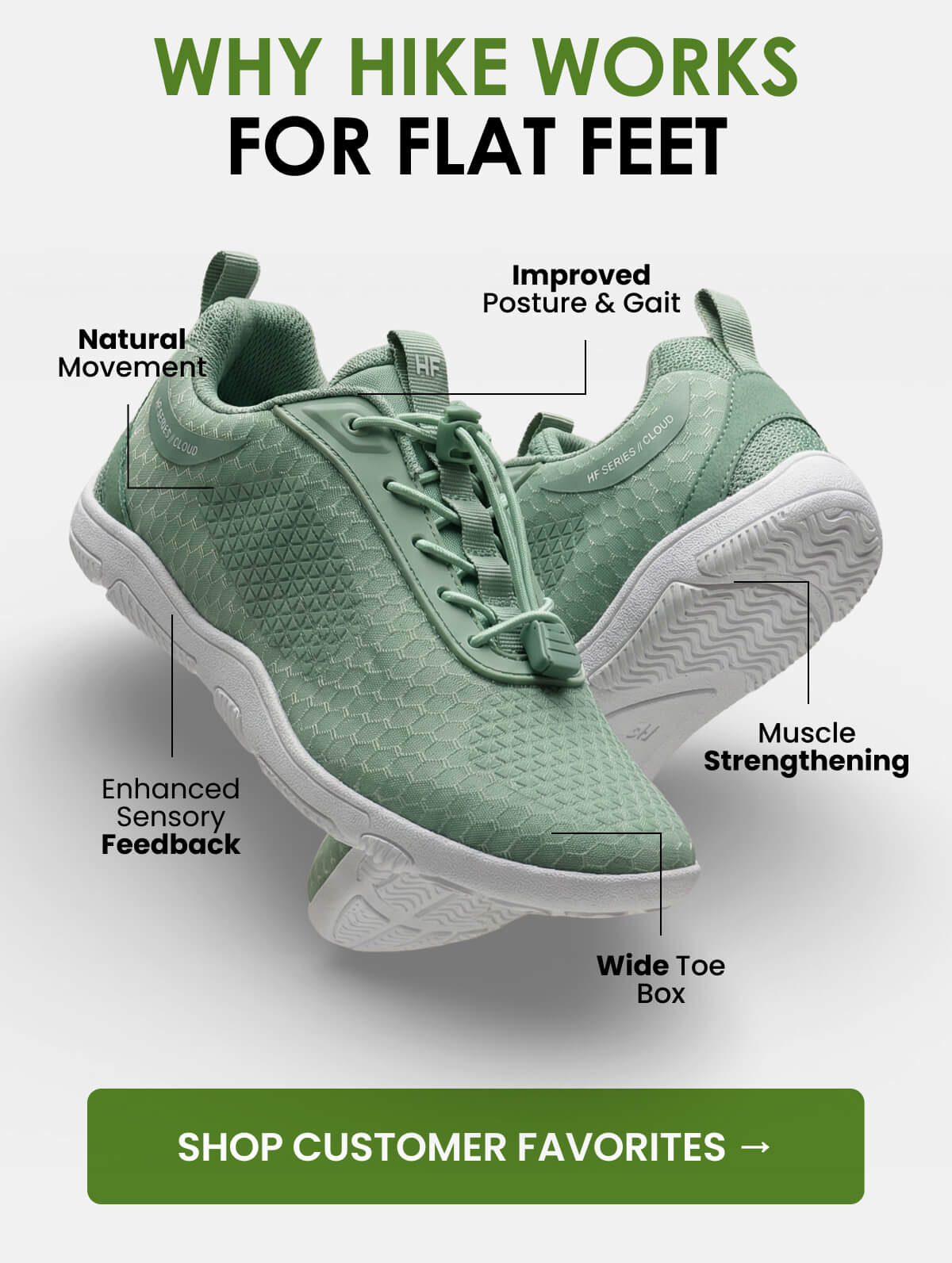 WHY HIKE WORKS FOR FLAT FEET