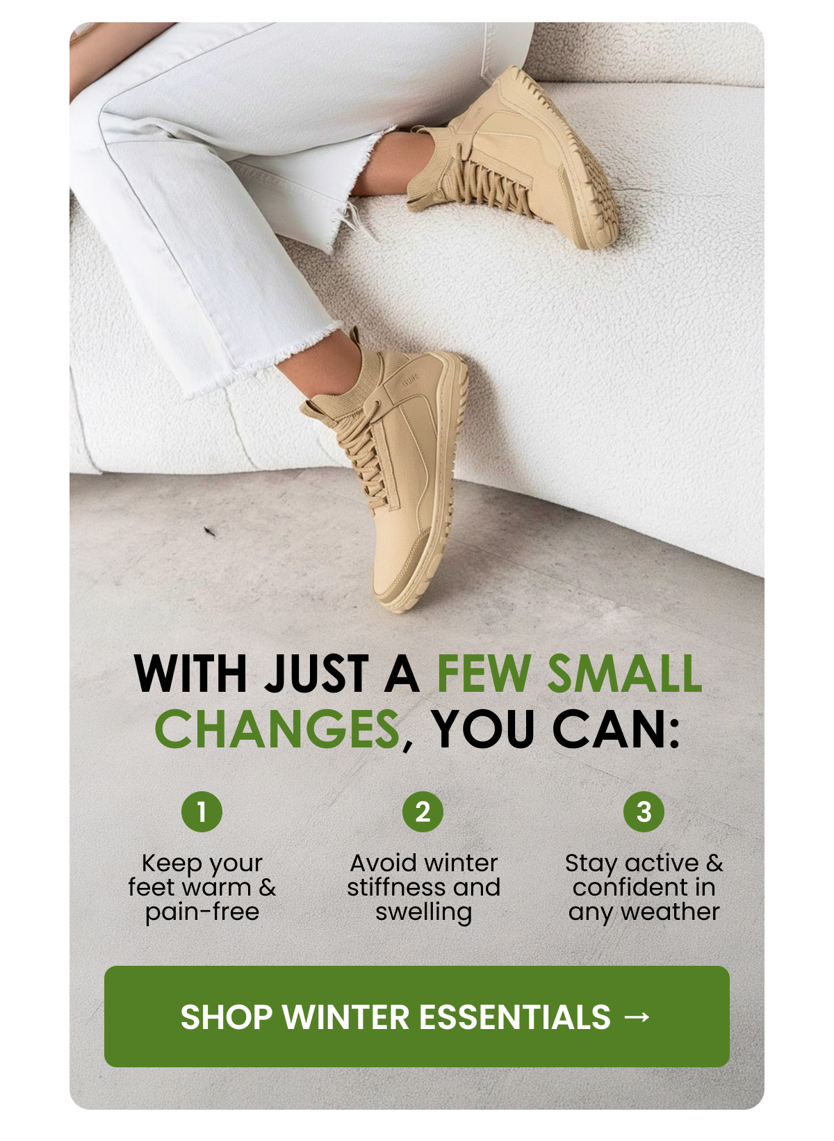 With just a few small changes, you can: