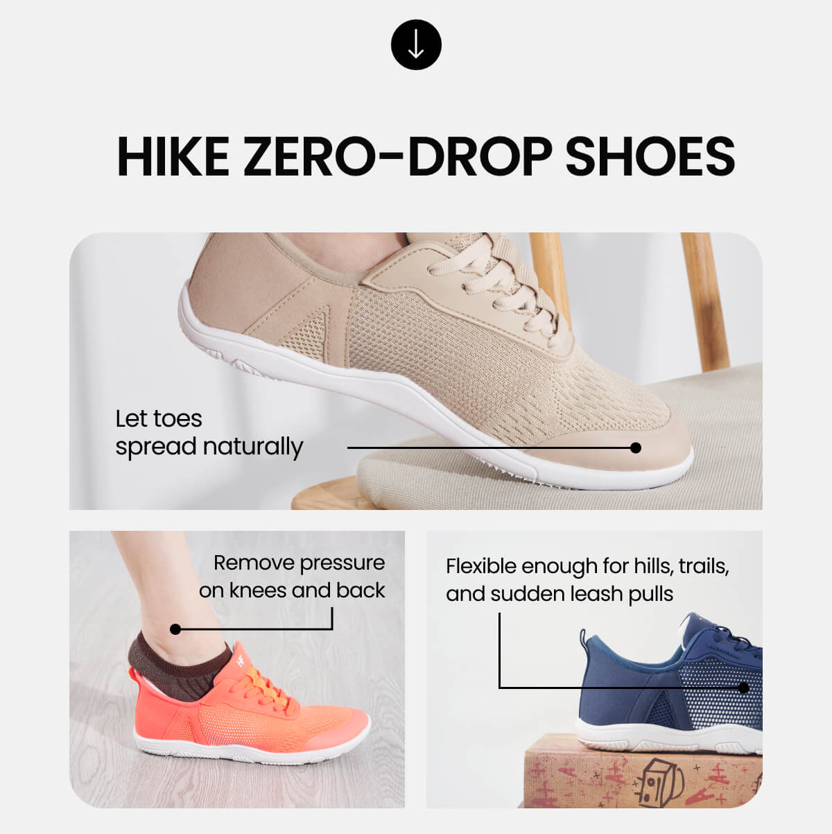 HIKE ZERO-DROP SHOES