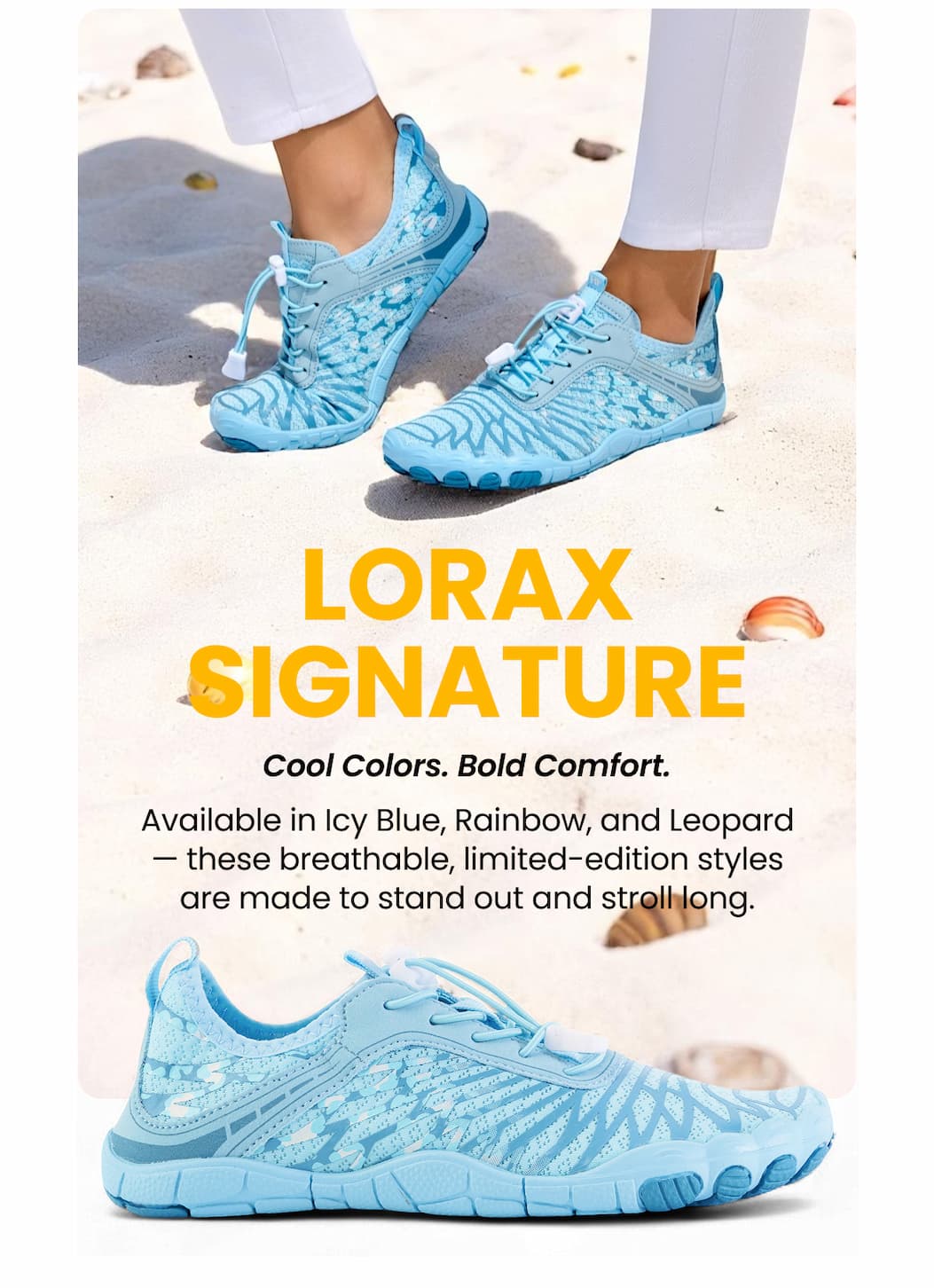 Cool Colors. Bold Comfort.