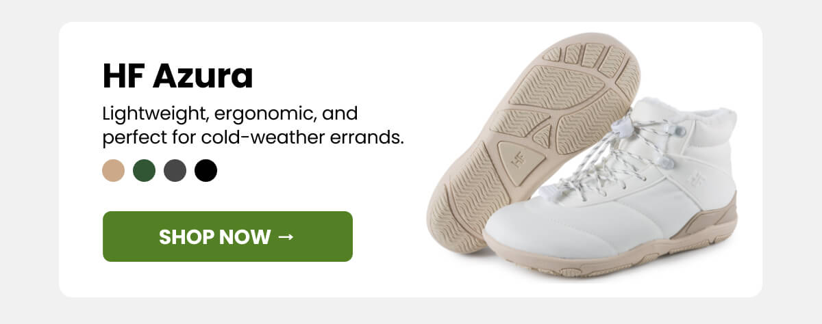 HF Azura: Lightweight, ergonomic, and perfect for cold-weather errands.