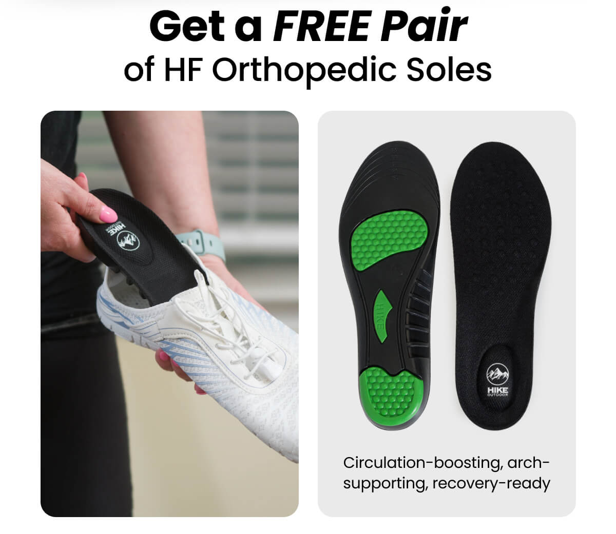 Get a FREE Pair of HF Orthopedic Socks
