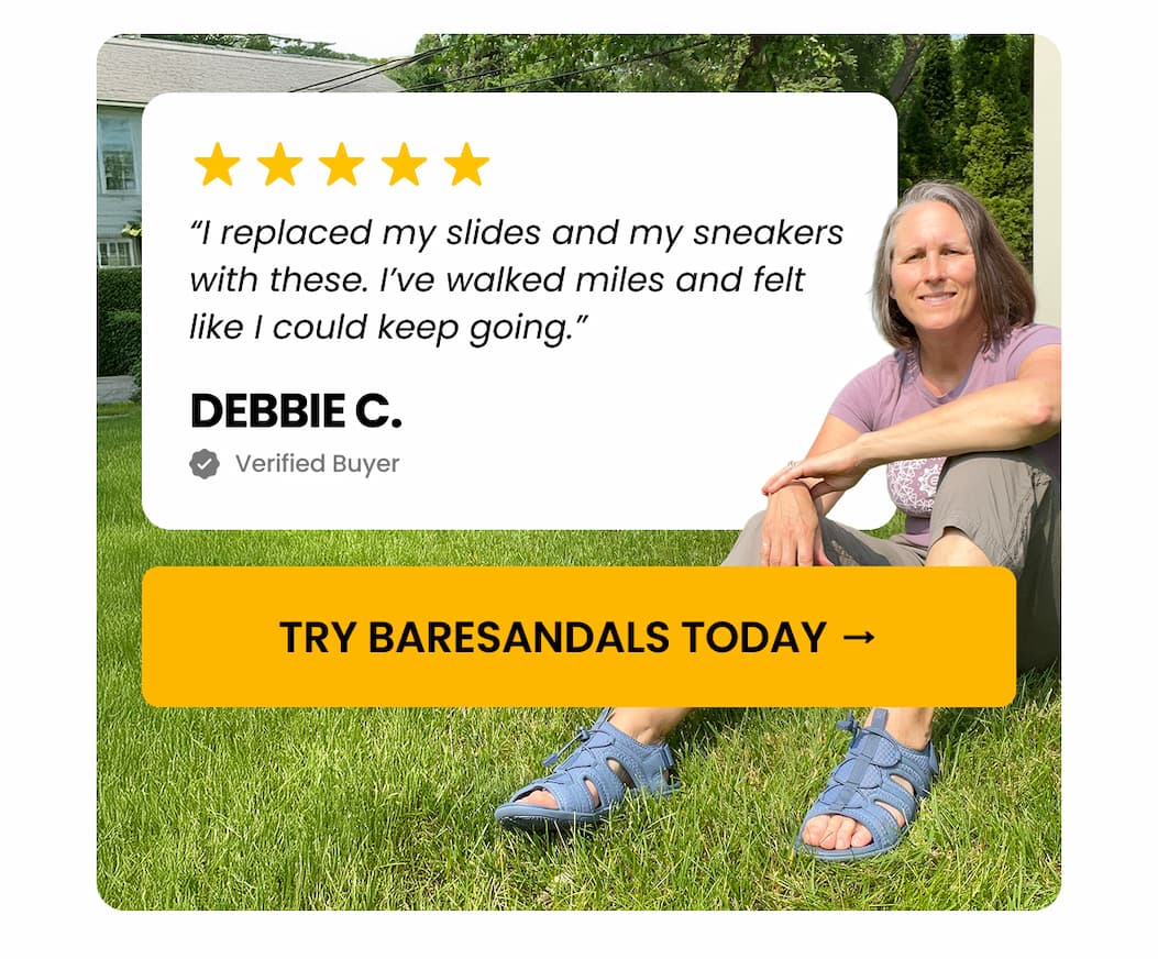 TRY BARESANDALS TODAY →