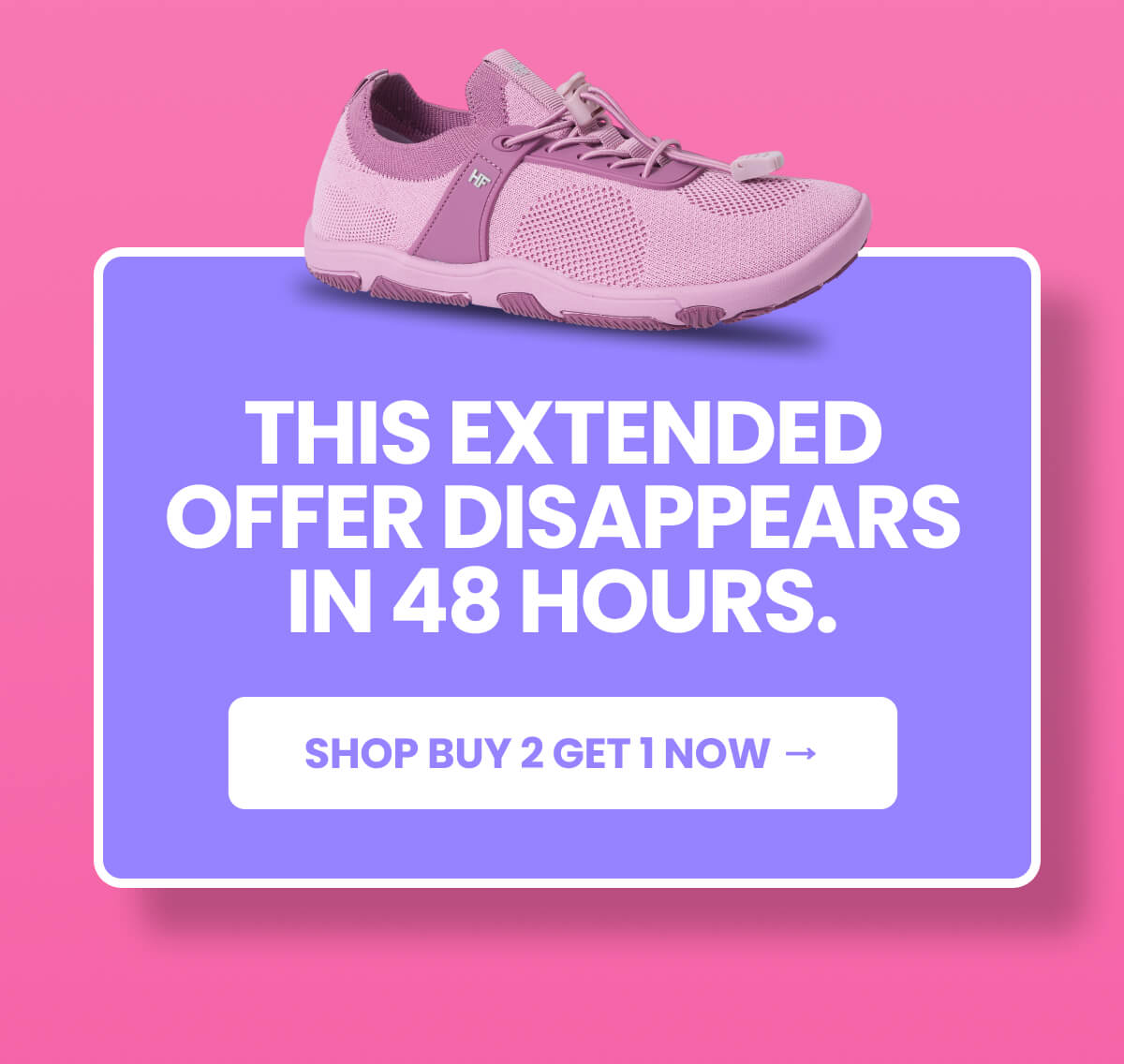 THIS EXTENDED OFFER DISAPPEARS IN 48 HOURS.