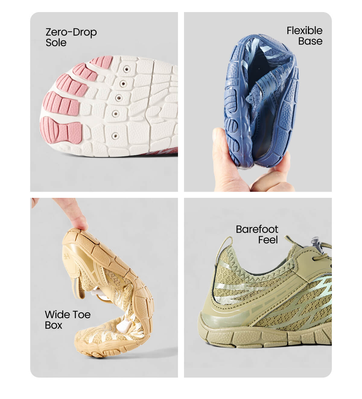 Zero-Drop Sole