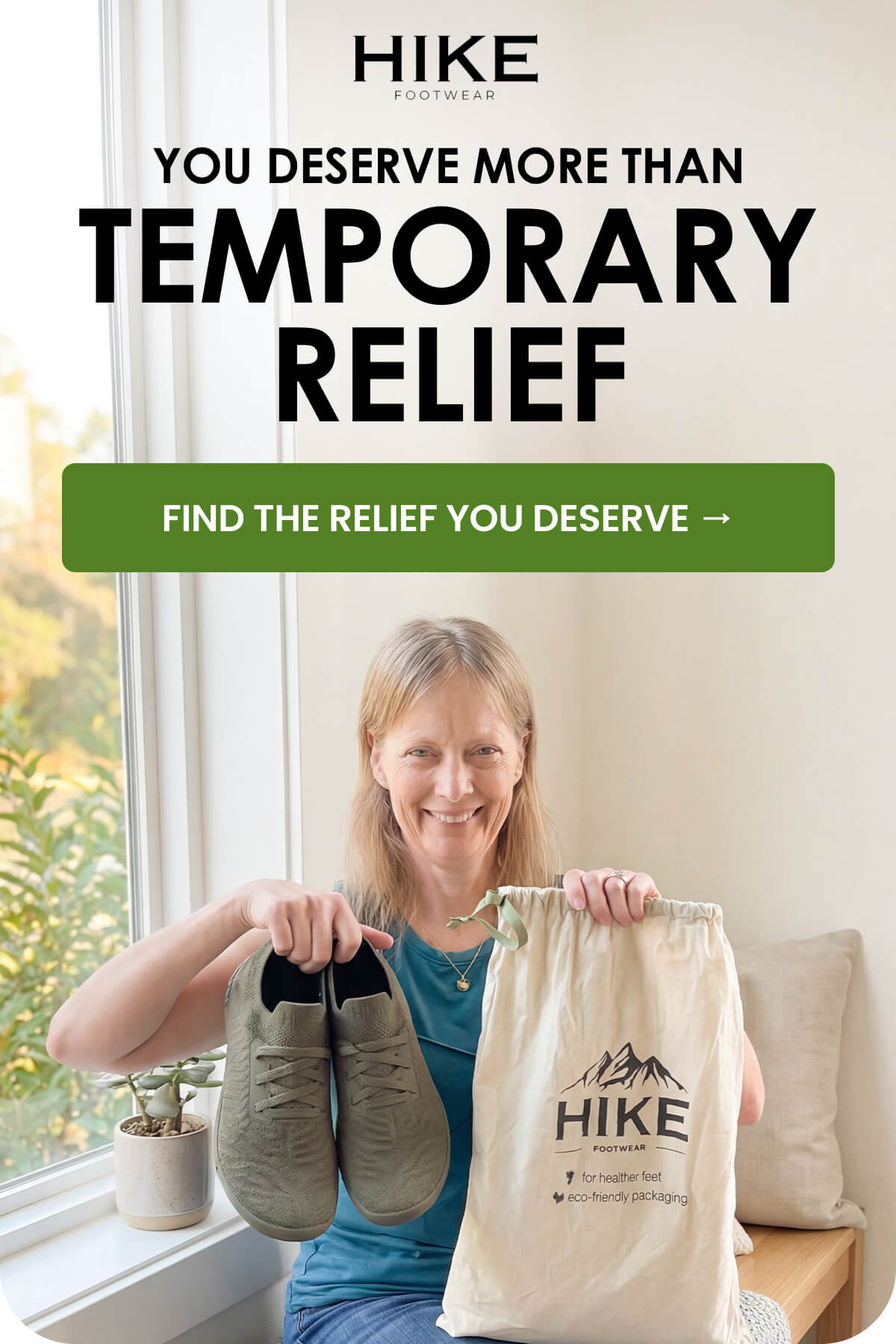 YOU DESERVE MORE THAN TEMPORARY RELIEF