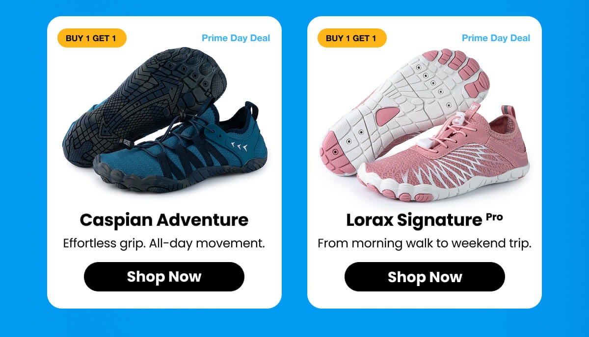 Caspian Adventure Effortless grip. All-day movement. Lorax Signature Pro From morning walk to weekend trip.