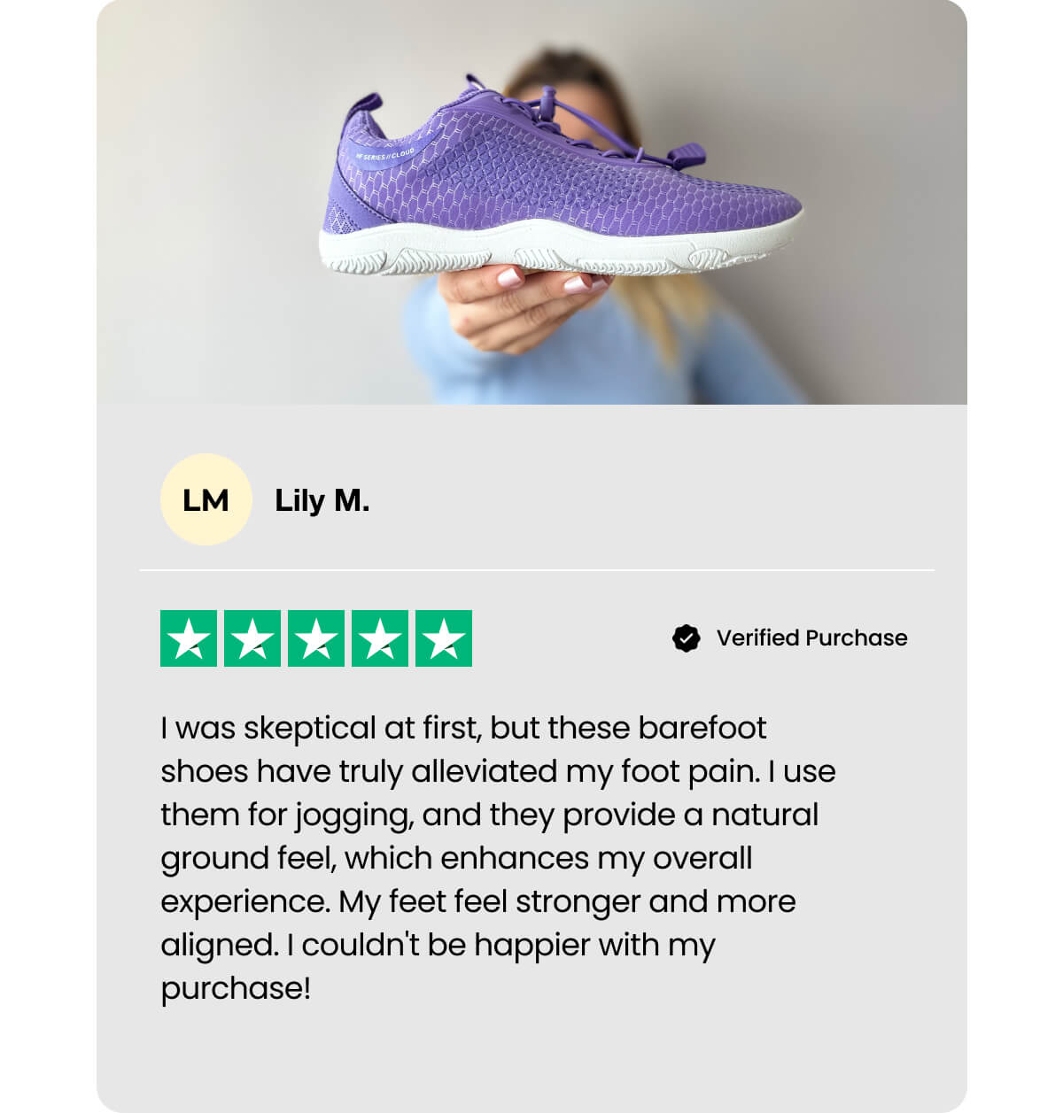 I was skeptical at first, but these barefoot shoes have truly alleviated my foot pain. I use them for jogging, and they provide a natural ground feel, which enhances my overall experience. My feet feel stronger and more aligned. I couldn't be happier with my purchase!