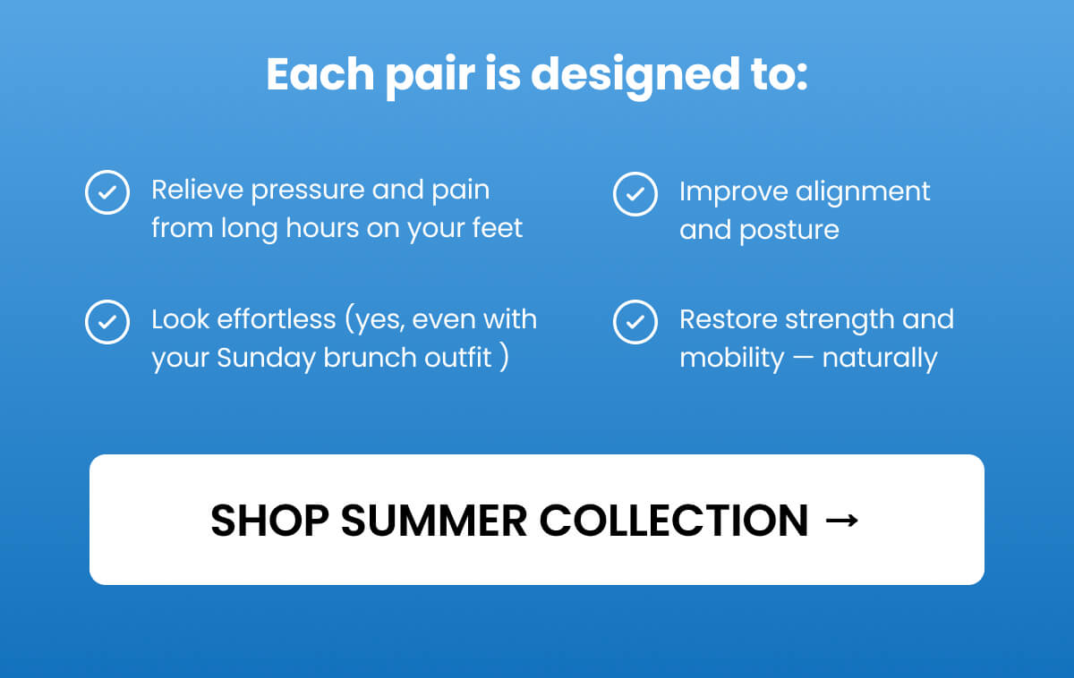 Relieve pressure and pain from long hours on your feet