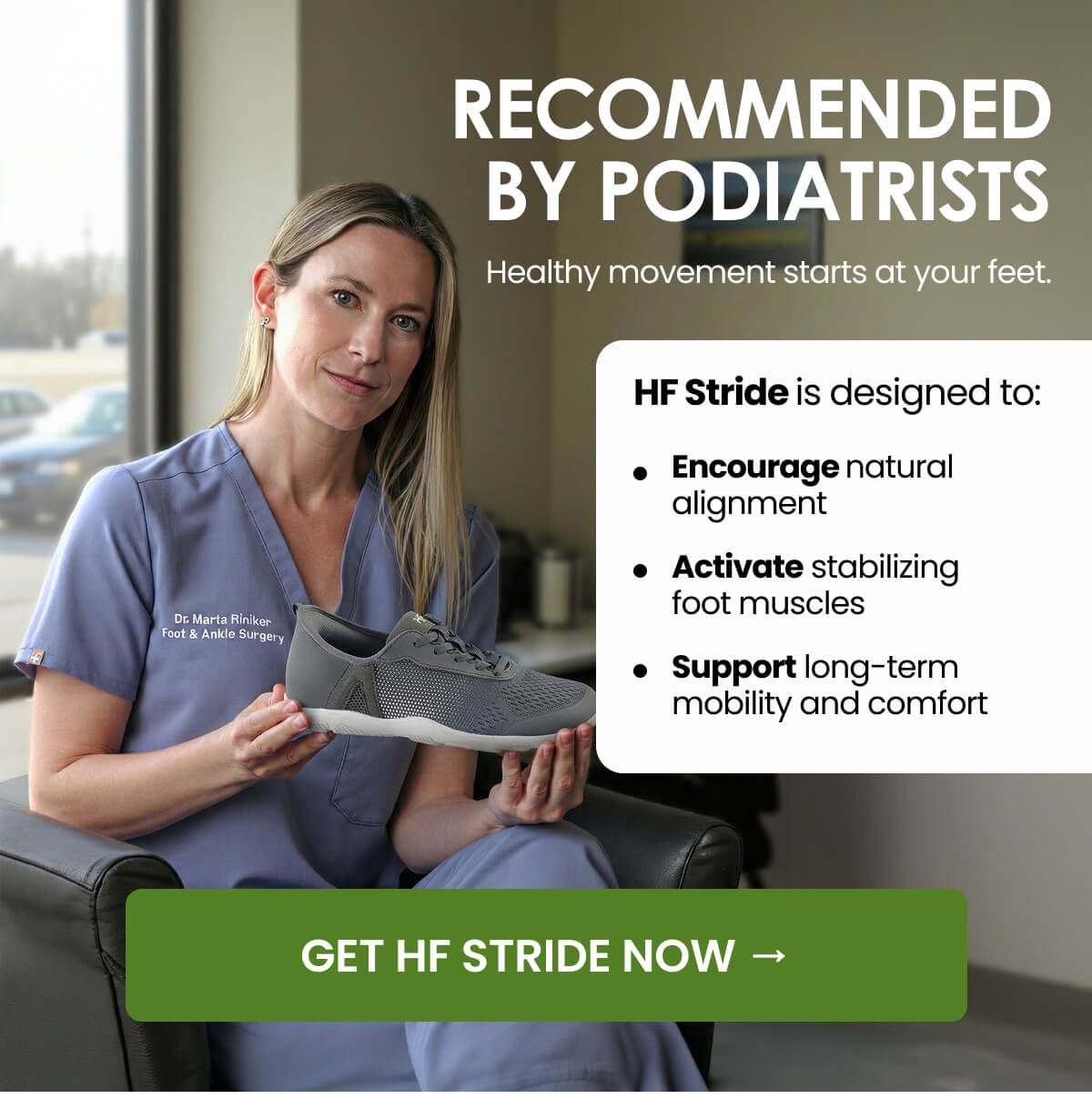 RECOMMENDED BY PODIATRISTS