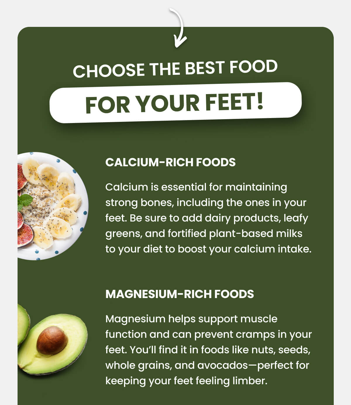 Calcium-Rich Foods and Magnesium-Rich Foods