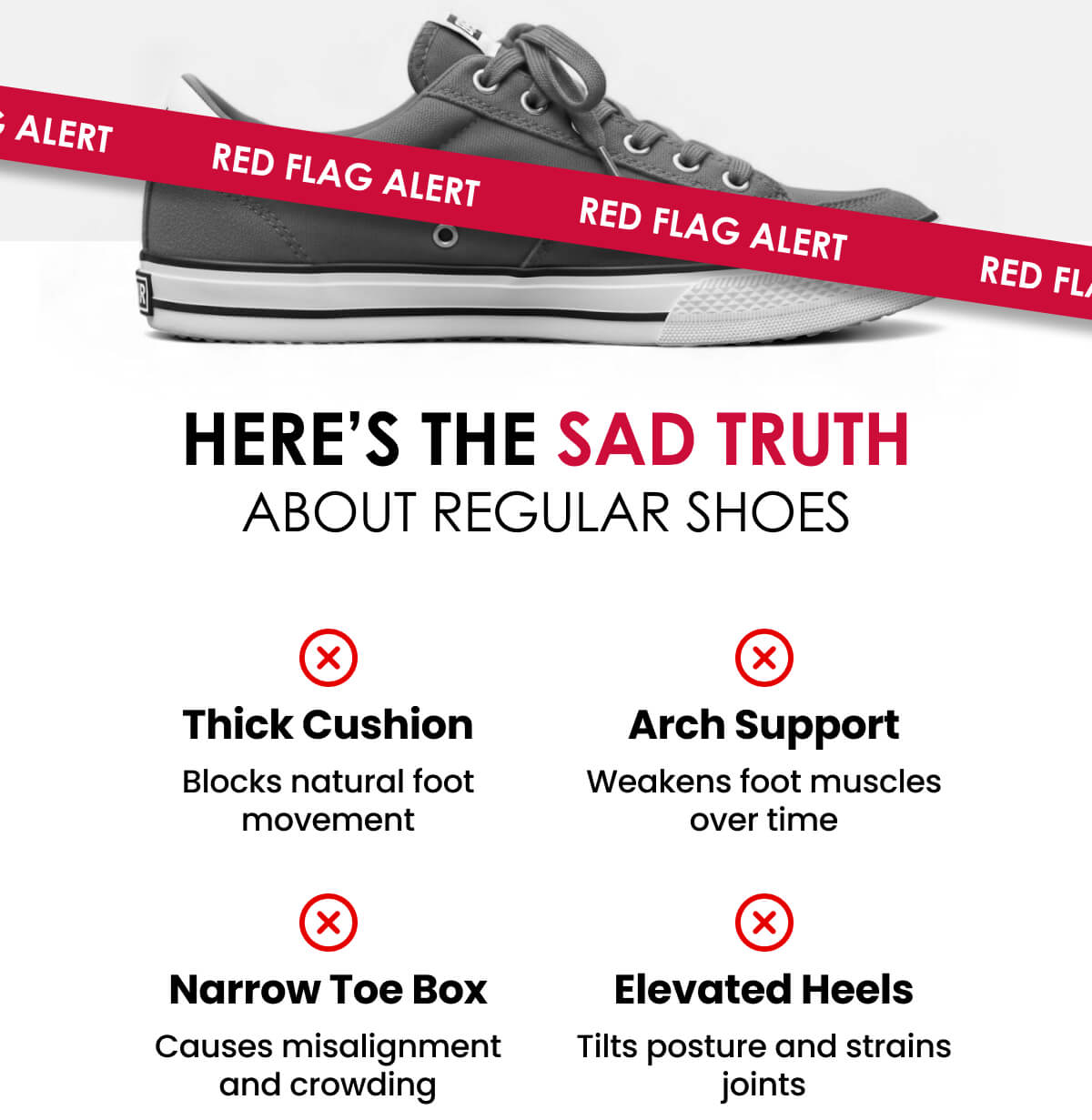 HERE'S THE SAD TRUTH ABOUT REGULAR SHOES