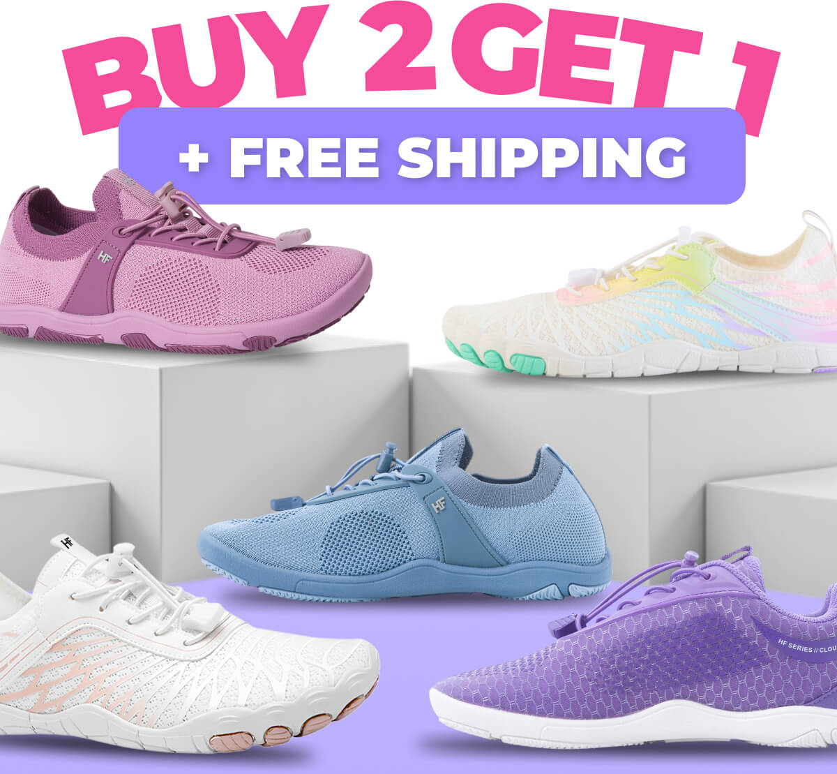 Buy 2 Get 1 + Free Shipping