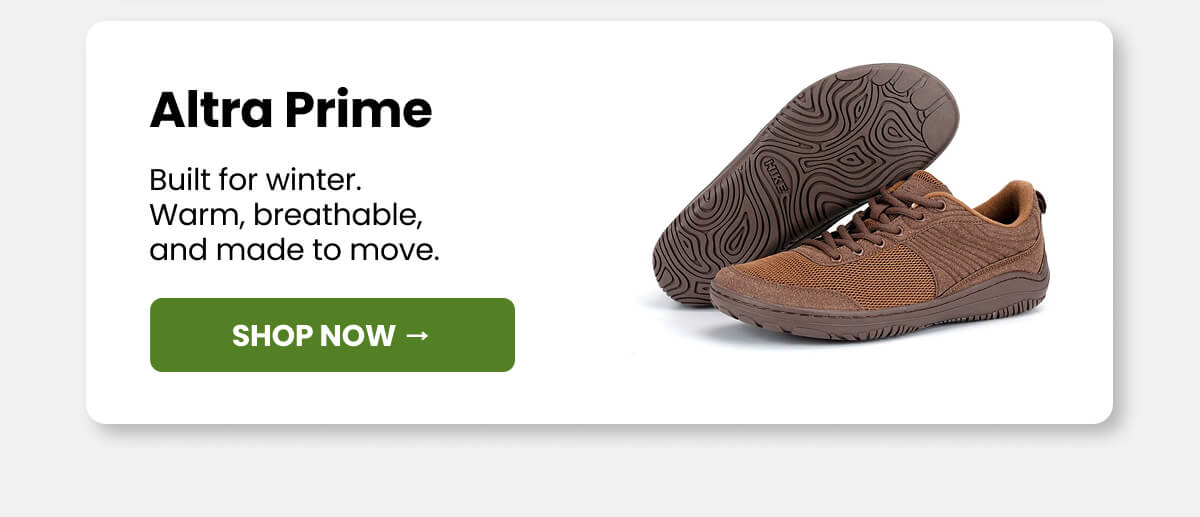 Altra Prime, Built for winter. Warm, breathable, and made to move.