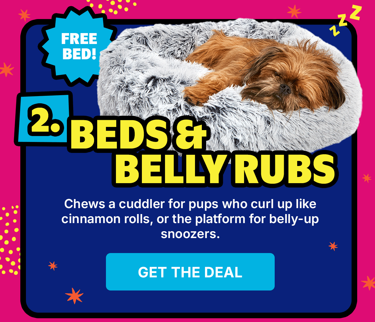 Choose your free dog bed