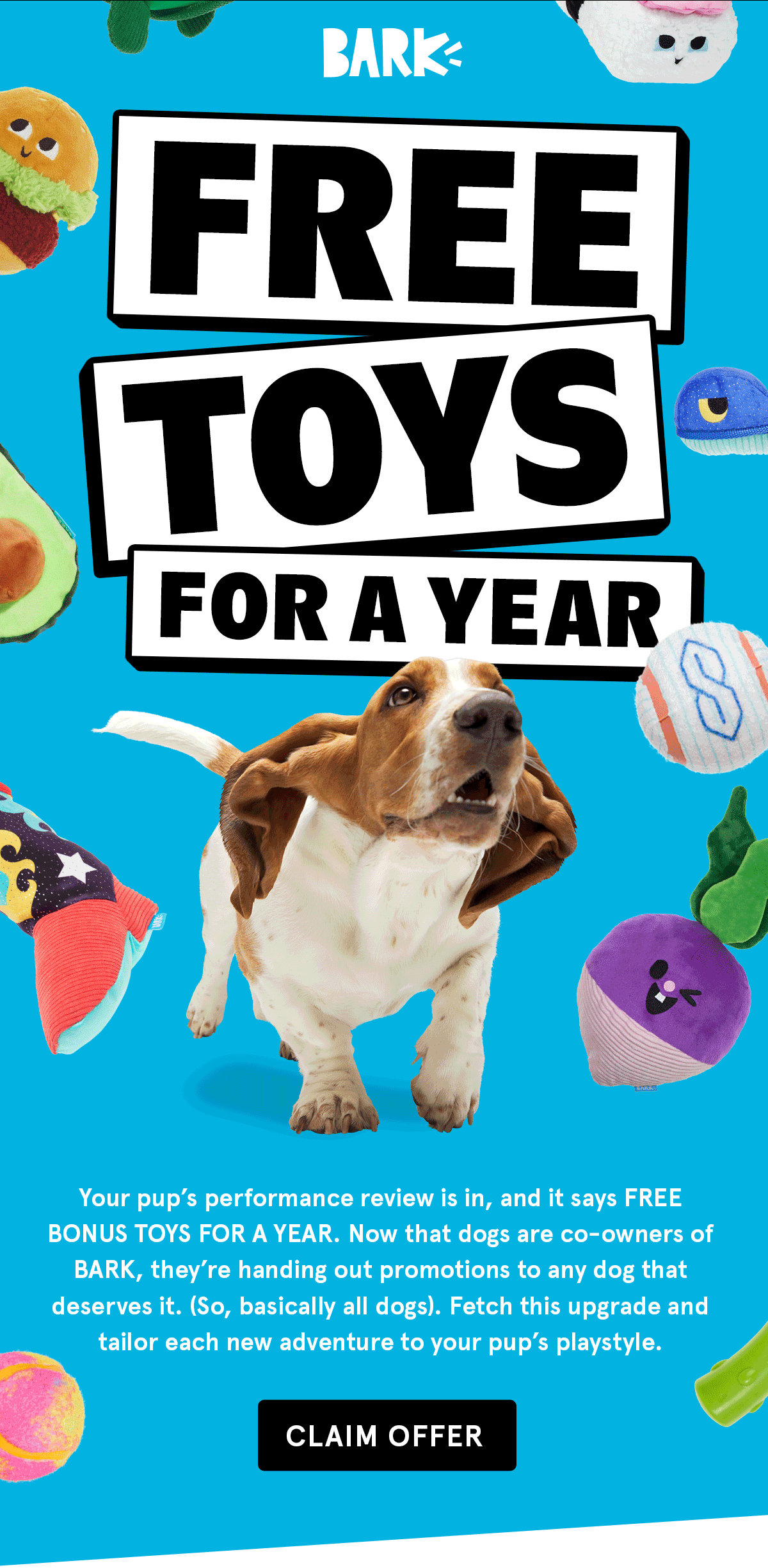 free toy for a year