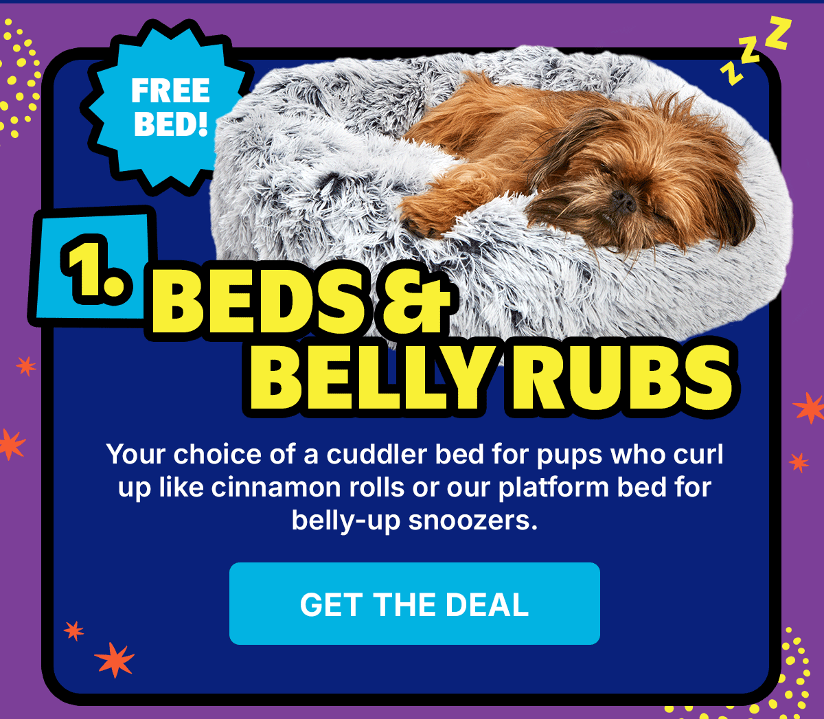 Get a complimentary bed, today only