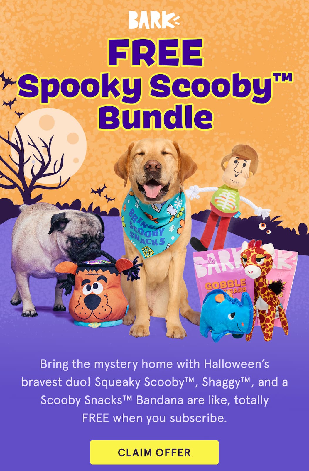 free spooky scooby bundle