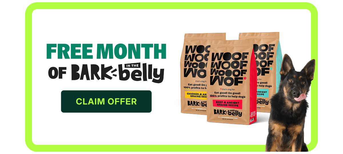 Free month of BARK belly
