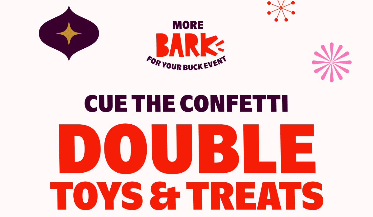 CUE THE CONFETTI DOUBLE TOYS & TREATS