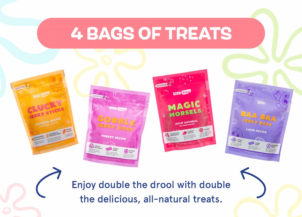 4 bags of treats