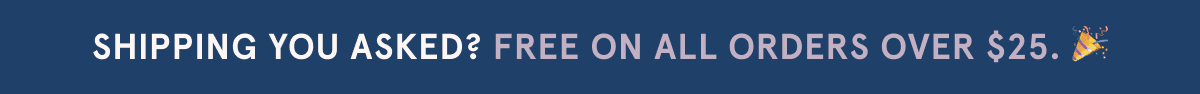 Free Shipping on all orders over $5