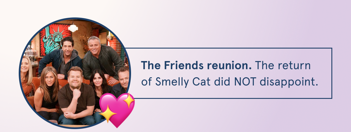 The friends reunion