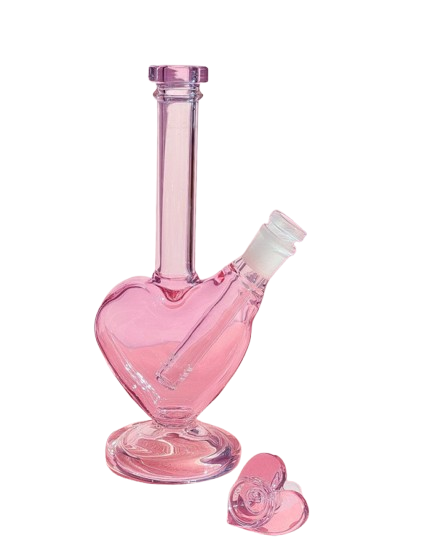 Heart Bong with Bowl - Turn on Images!