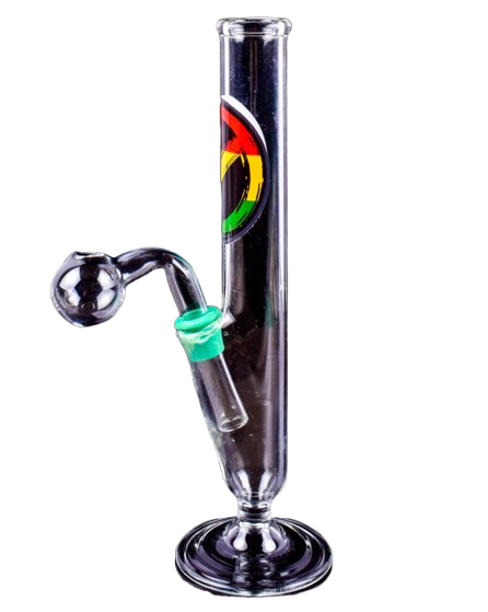 Cylinder Shape Glass Oil Rig - Turn on Images!
